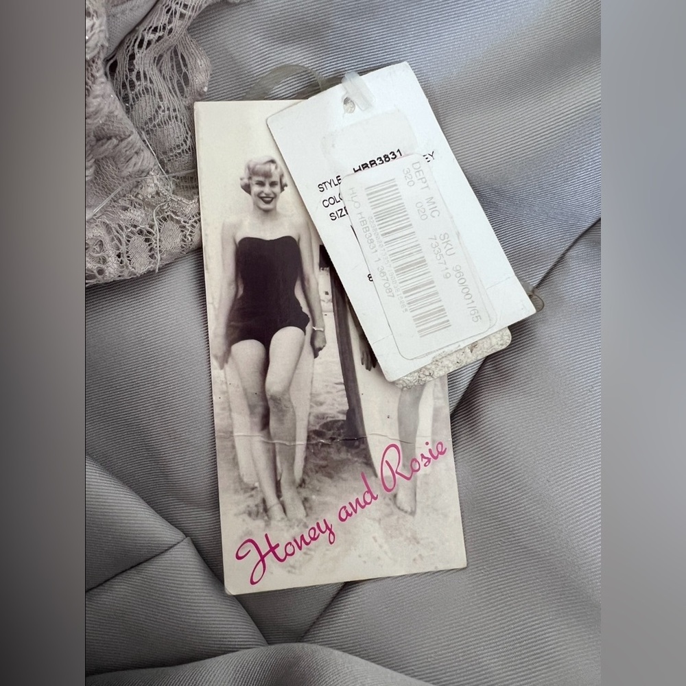 Honey and Rosie Silver Lace Dress - Picture 5 of 7